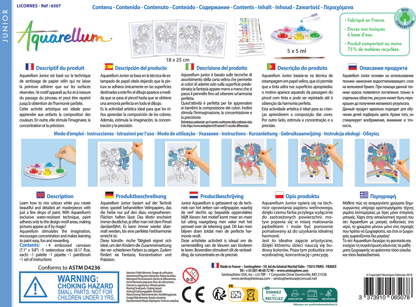 Aquarellum Junior Licornes
