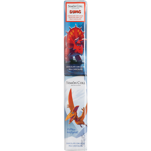 Réglette dinosaure chocolat 36g