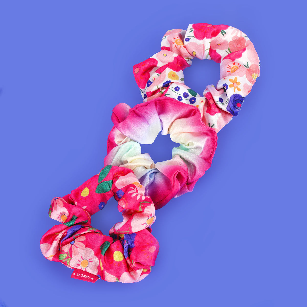 Set de 3 Chouchous pour Cheveux Flowers