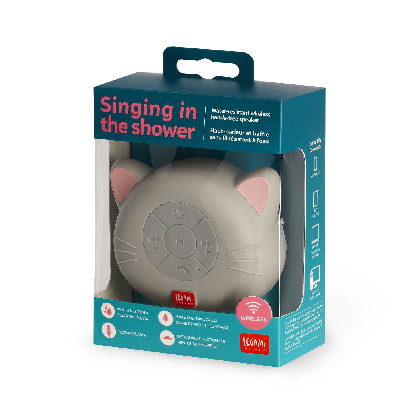 Haut-Parleur et Enceinte Bluetooth® Résistant à l’Eau Kitty