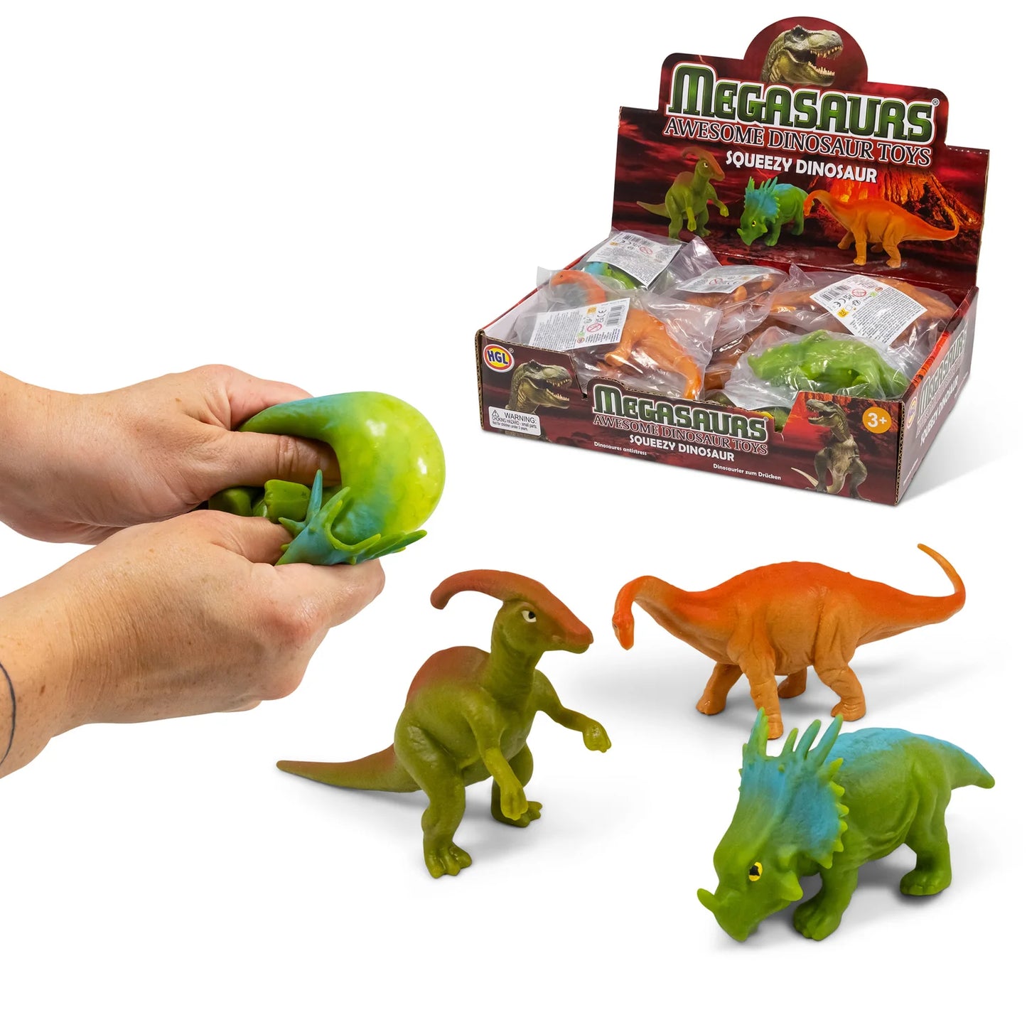 Squishy Bead Ball Dino - modèle aléatoire