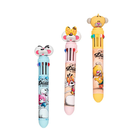 Stylo 3D 10 couleurs Diddl - Divers Modèles
