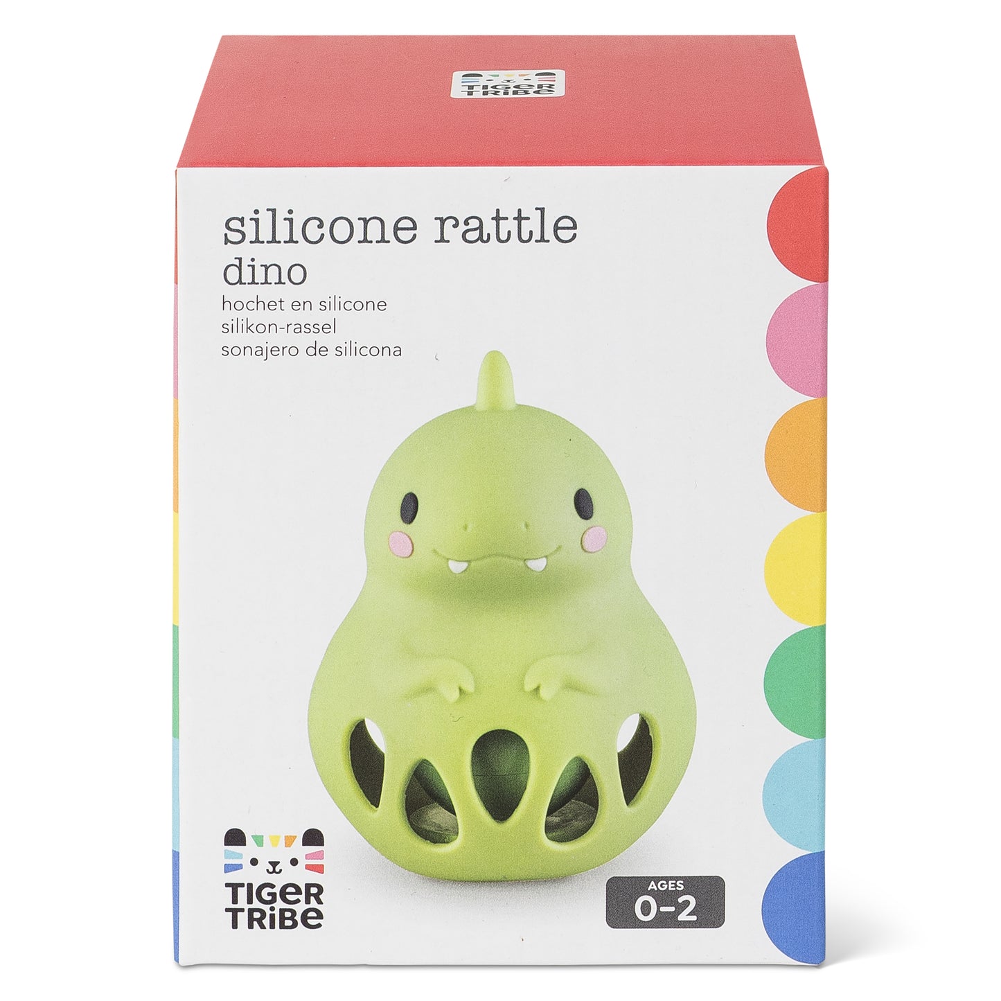Hochet silicone rattle Dino