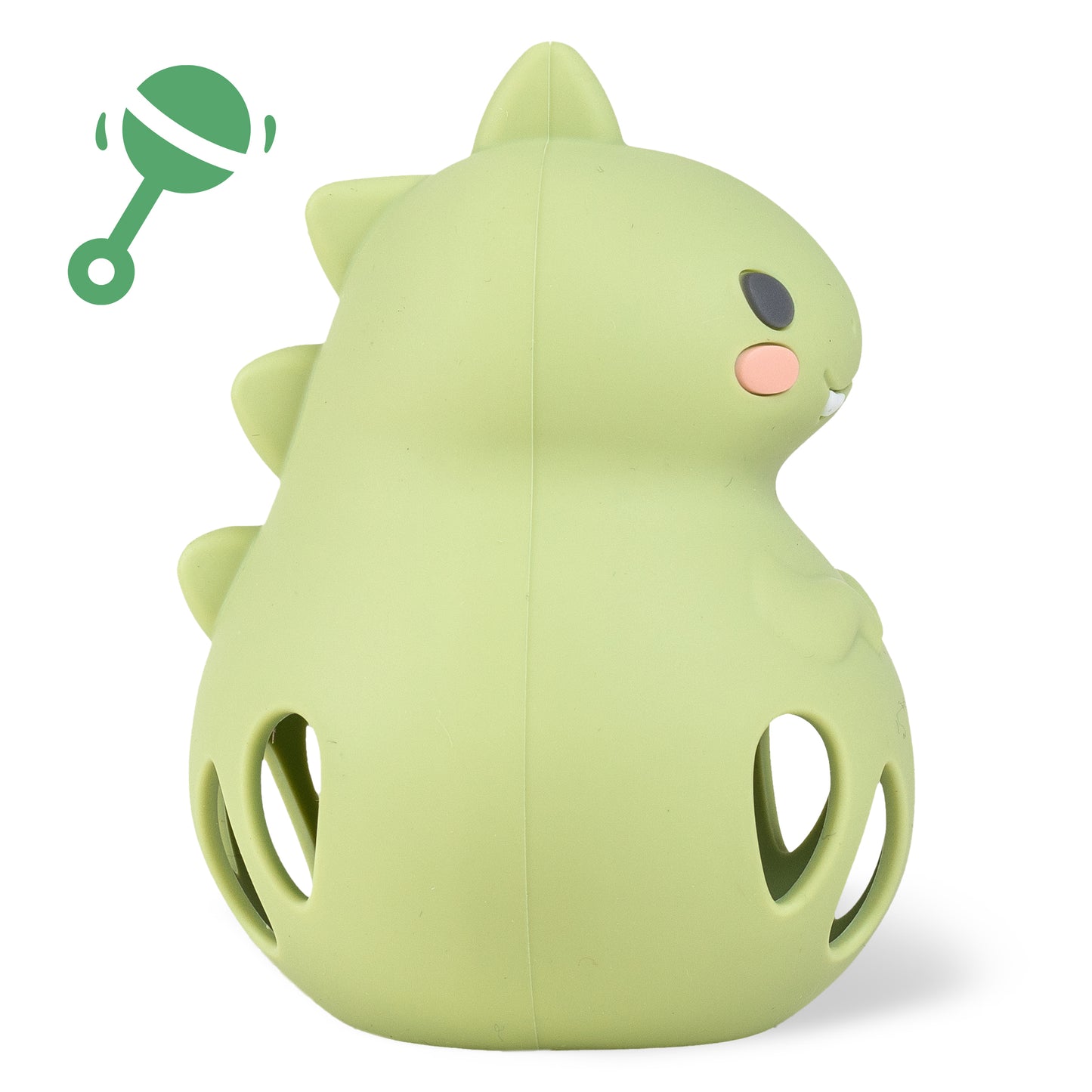 Hochet silicone rattle Dino