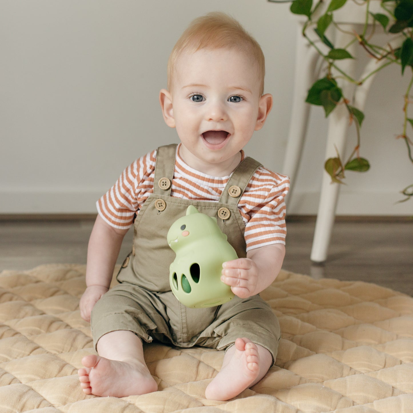 Hochet silicone rattle Dino