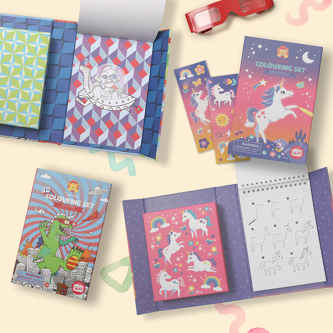 Set de coloriage Magie des Licornes