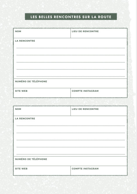 Carnet Vanlife