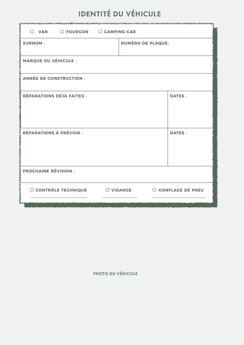 Carnet Vanlife