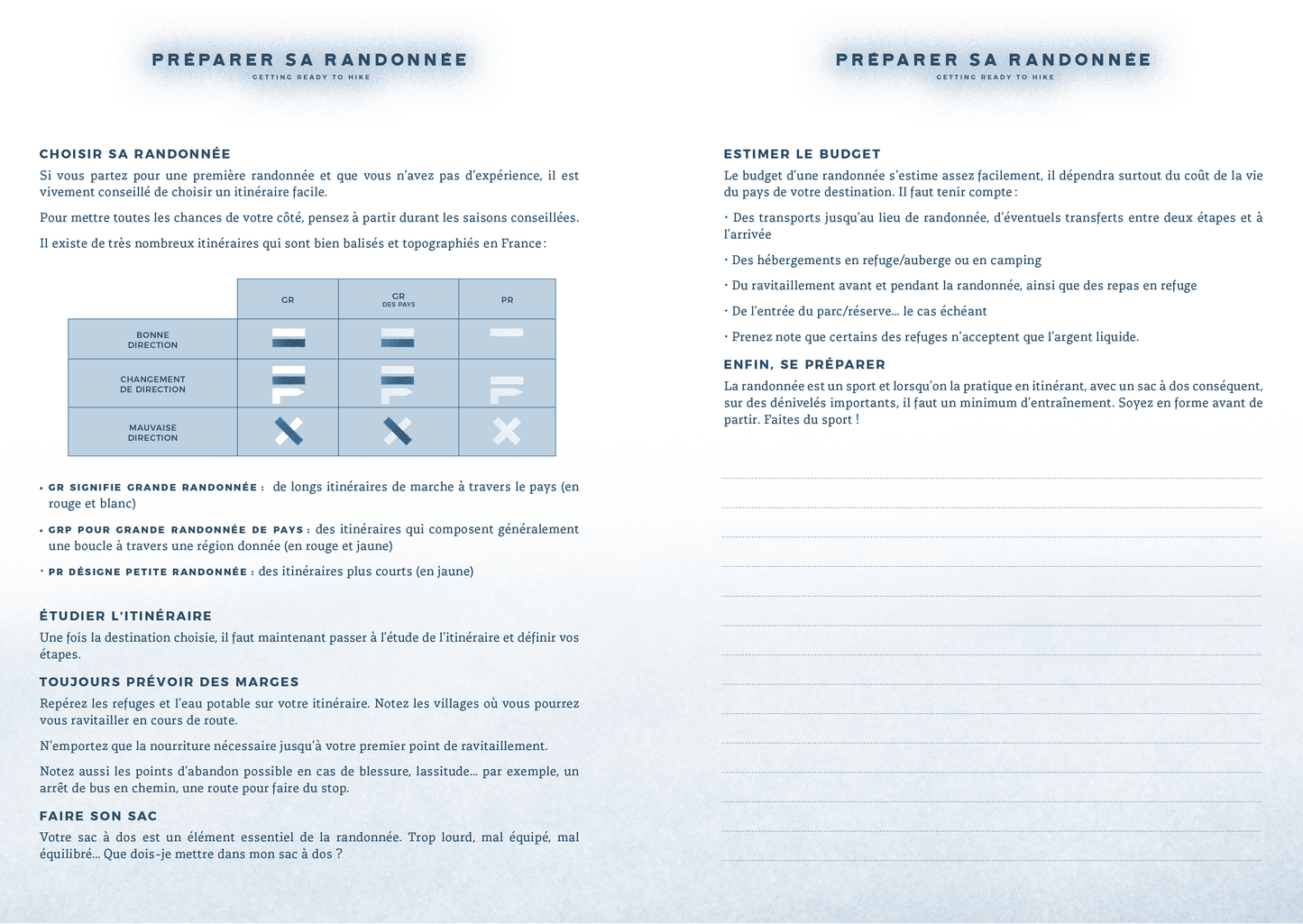 Carnet de Randonnée