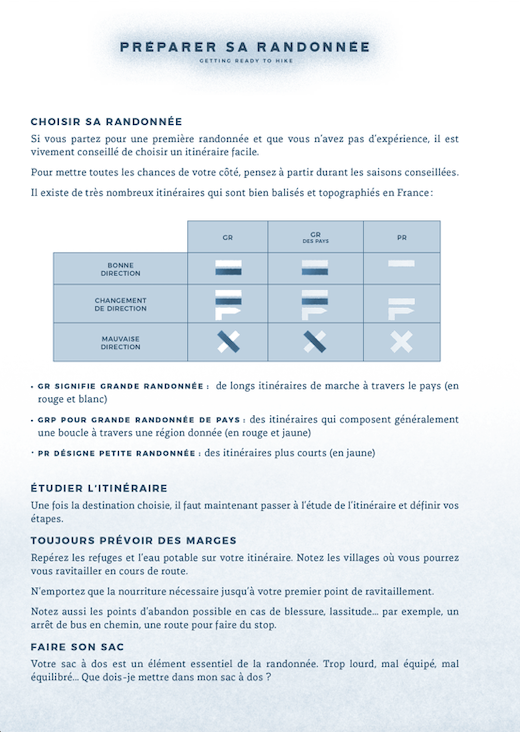 Carnet de Randonnée
