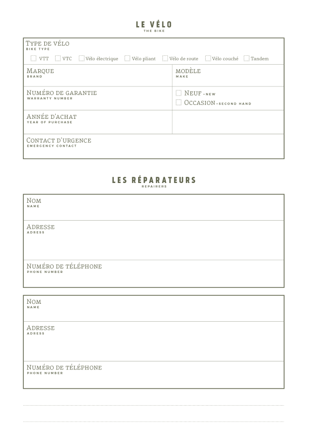 Carnet de voyage à Vélo