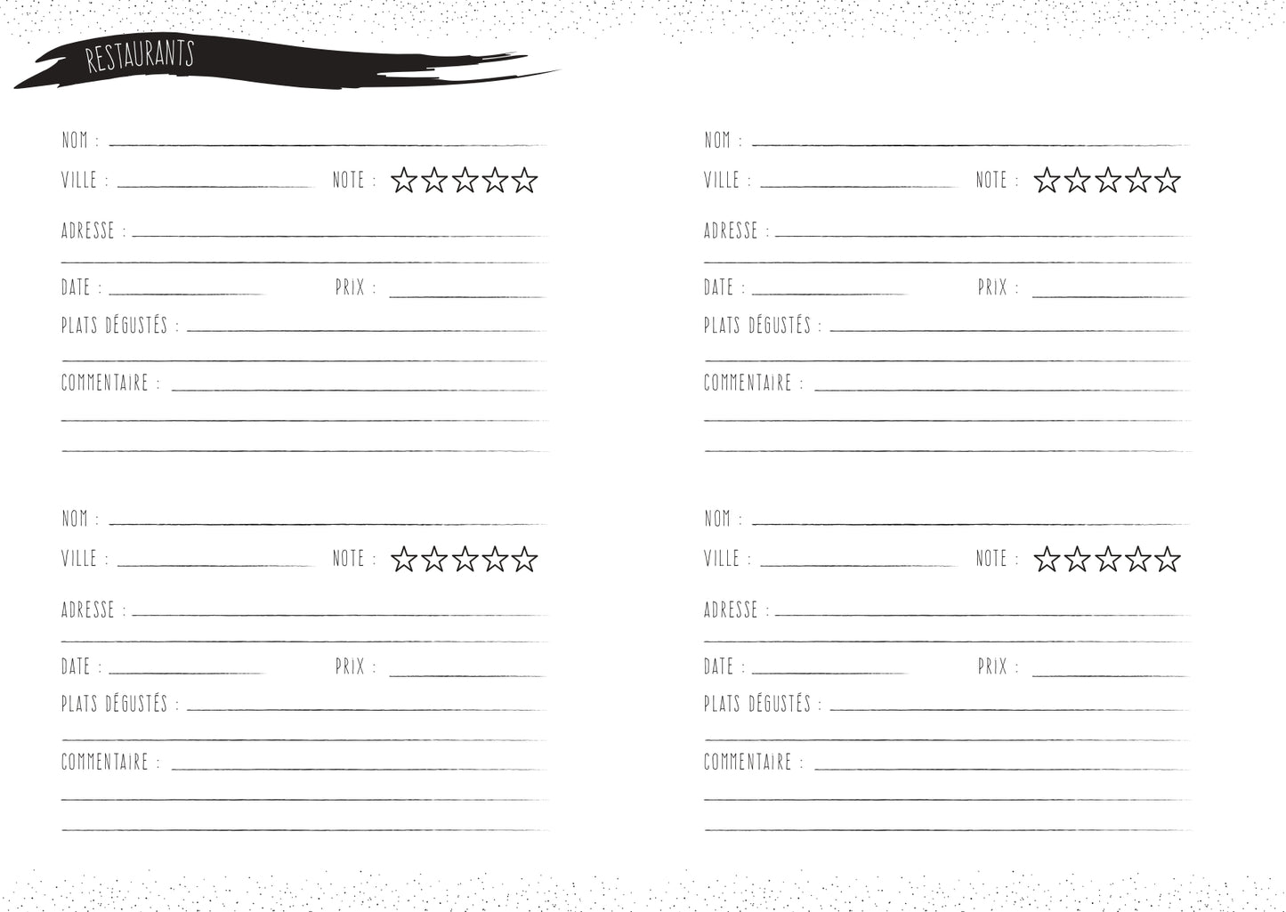 Carnet d'Aventures : Voyage
