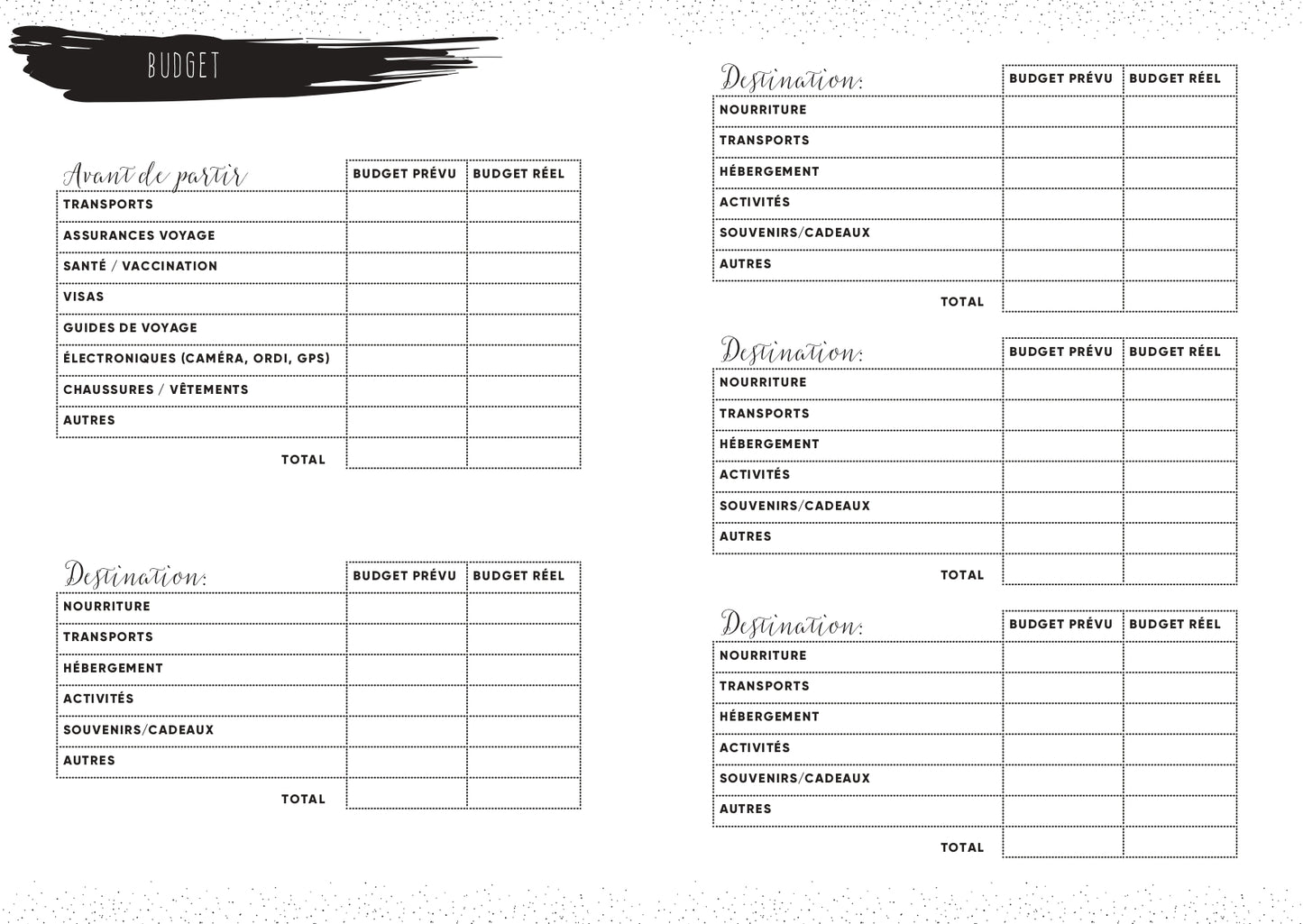 Carnet d'Aventures : Voyage