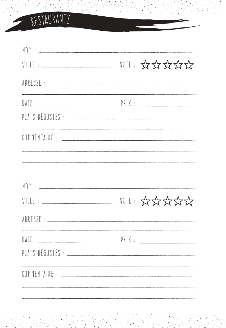 Carnet d'Aventures : Voyage