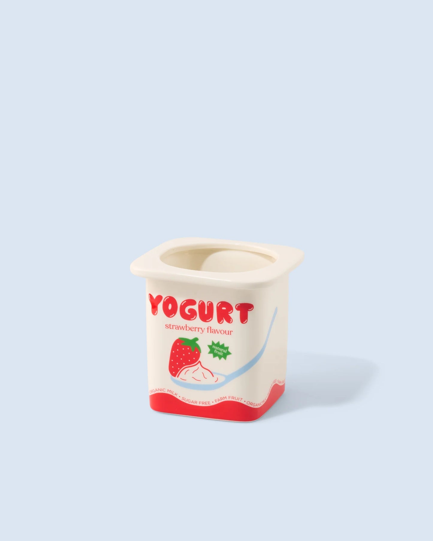 Vase/ Pot Yoghurt Strawberry