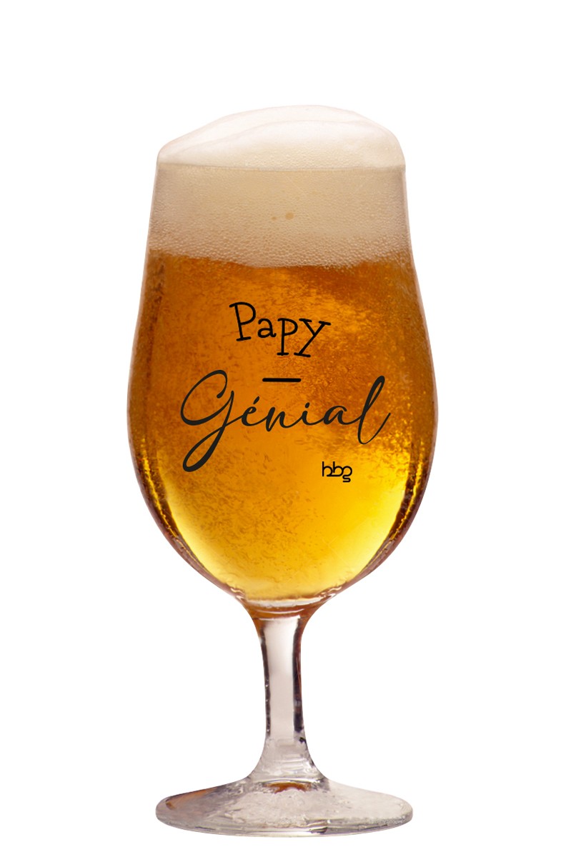Verre à Bière "Papy Génial"
