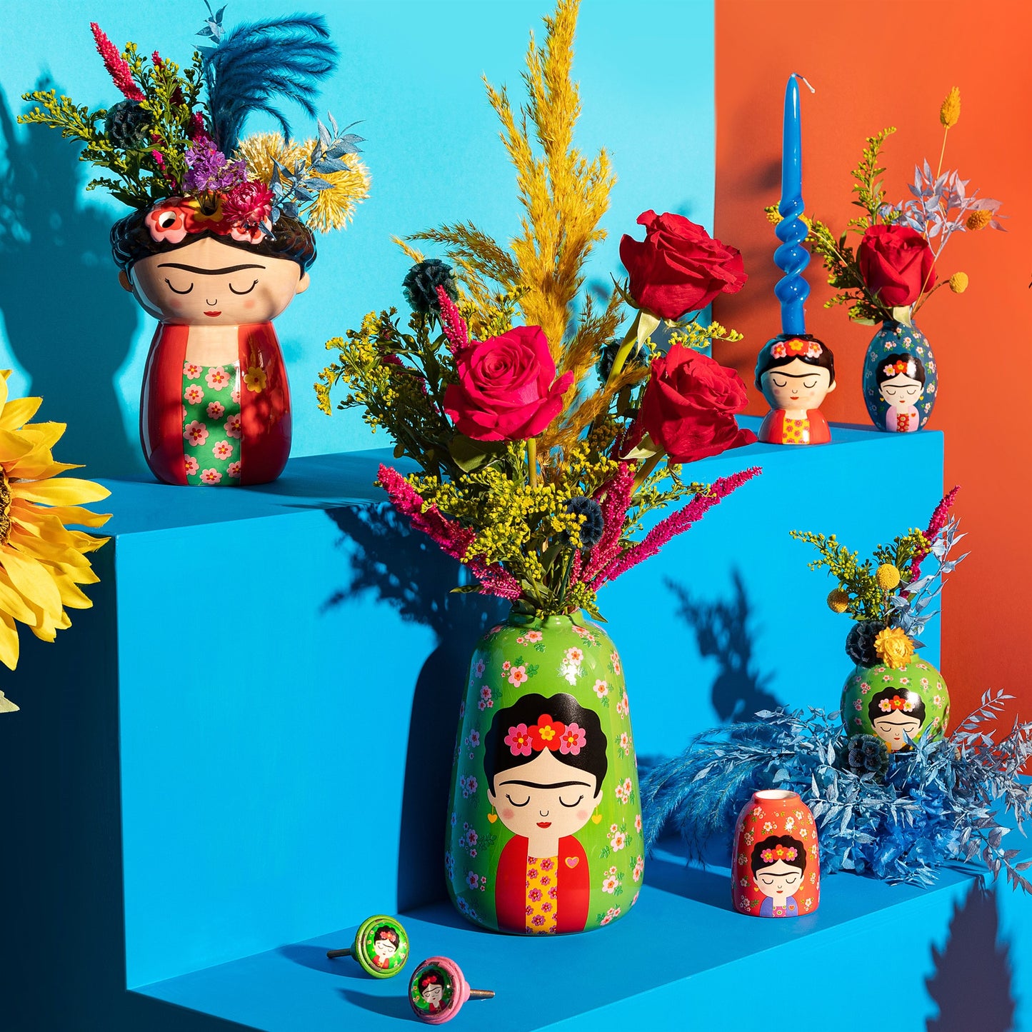 Vase Frida à fleurs H21cm