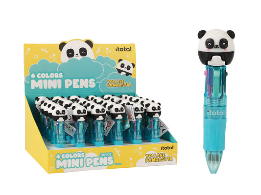Mini stylo 4 couleurs Panda