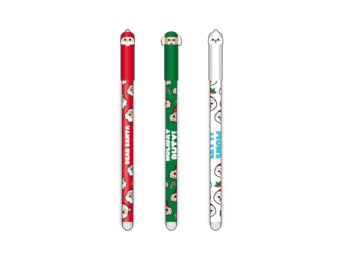 Stylo effaçable Noel - Divers modèles