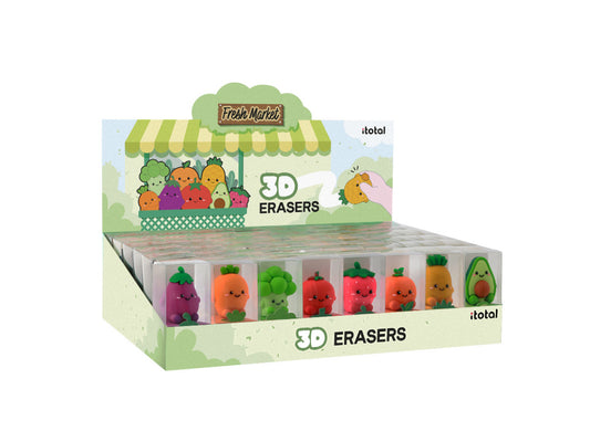 Gomme 3D Fresh Market - Divers modèles