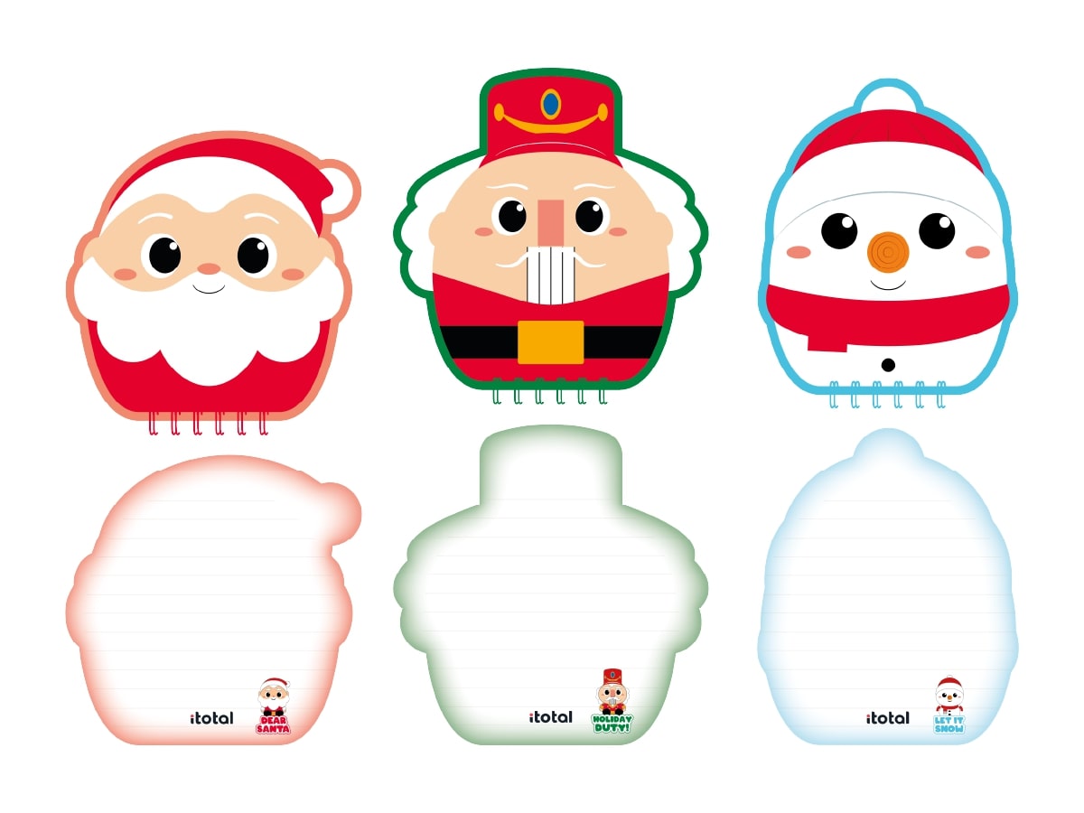 Carnet ligné Noel - Divers Modèles