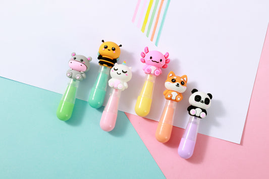 Surligneurs Cute animals 6 pièces