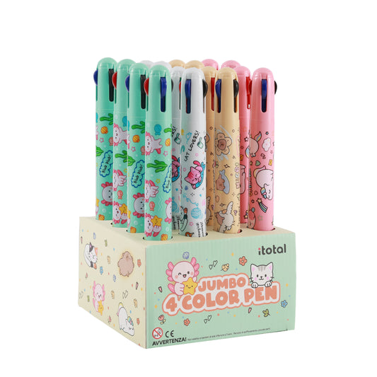 Stylo 4 couleurs XXL - Divers Modèles