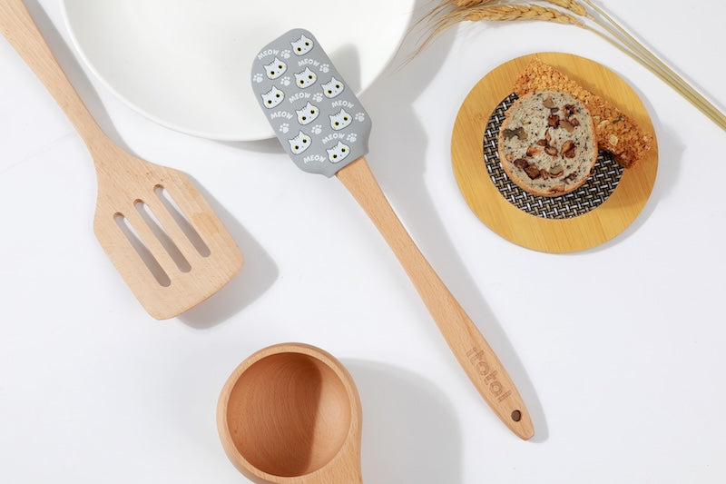 Spatule en silicone Chat - Divers Coloris