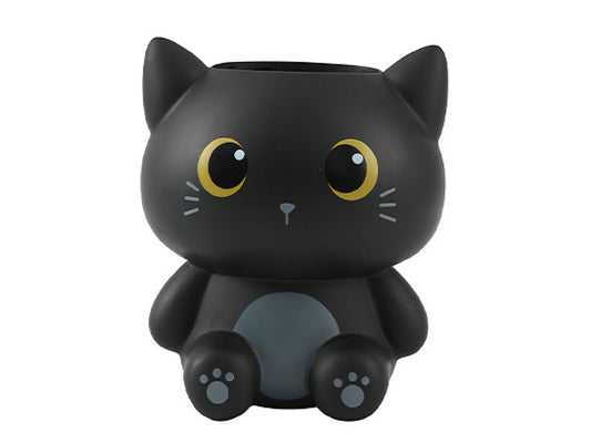 Pot à crayons Chat noir
