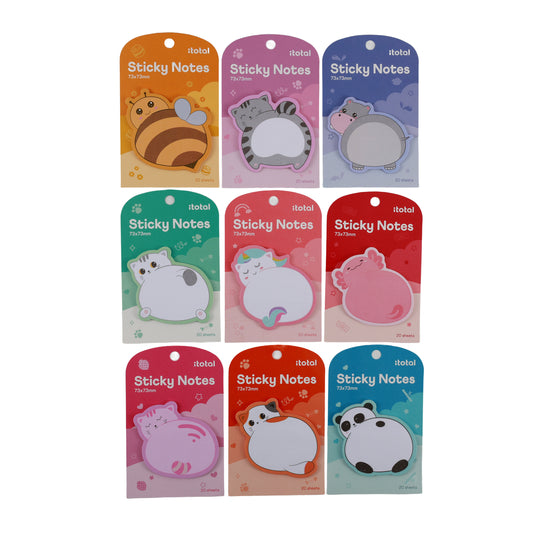 Sticky notes Cute animals - Divers modèles