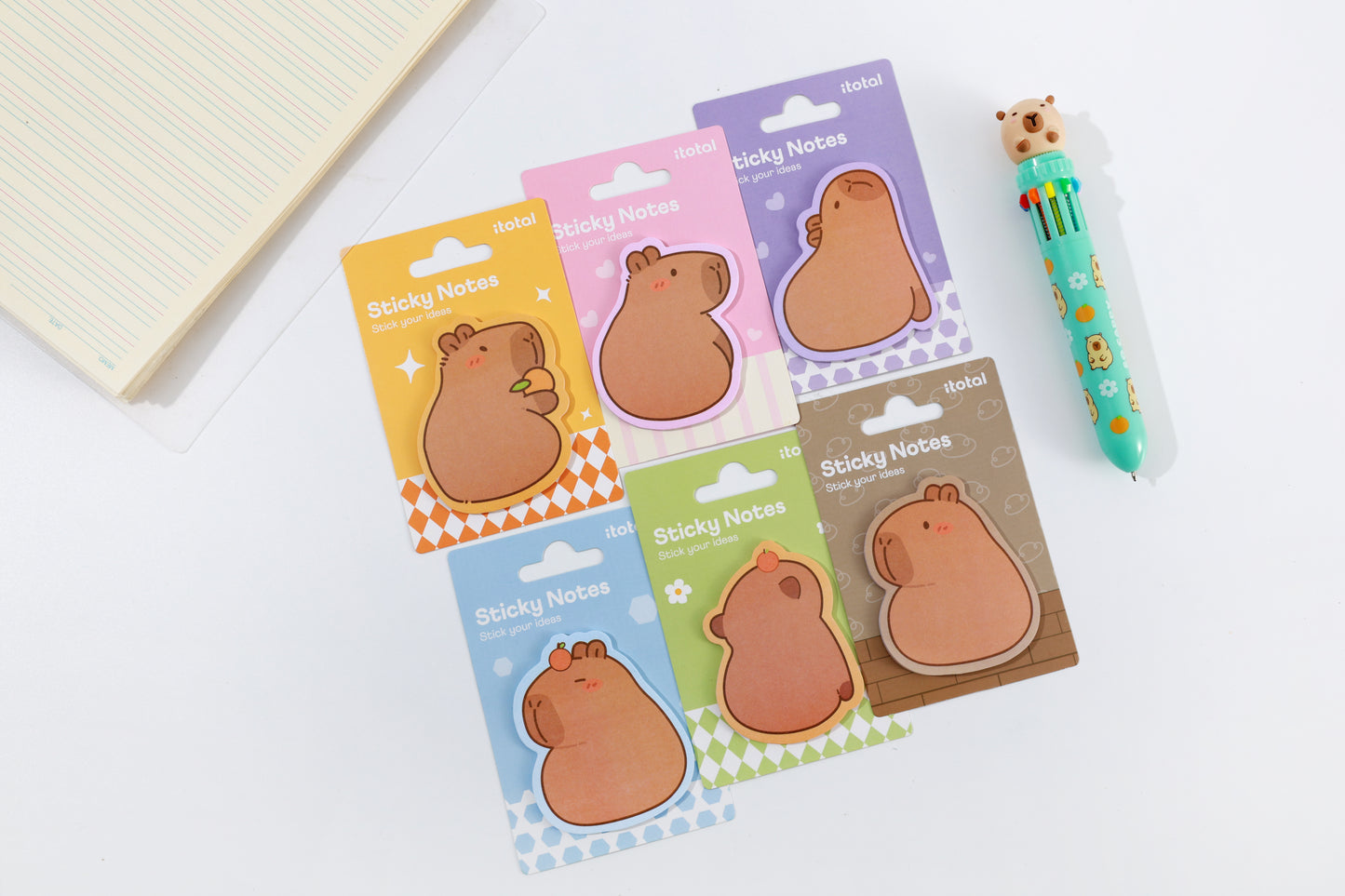 Sticky notes Capybara - Divers Modèles