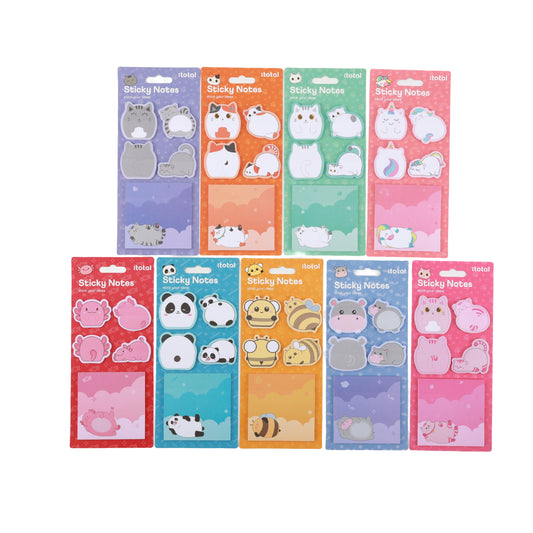 Sticky notes multi Animaux - Divers Modèles