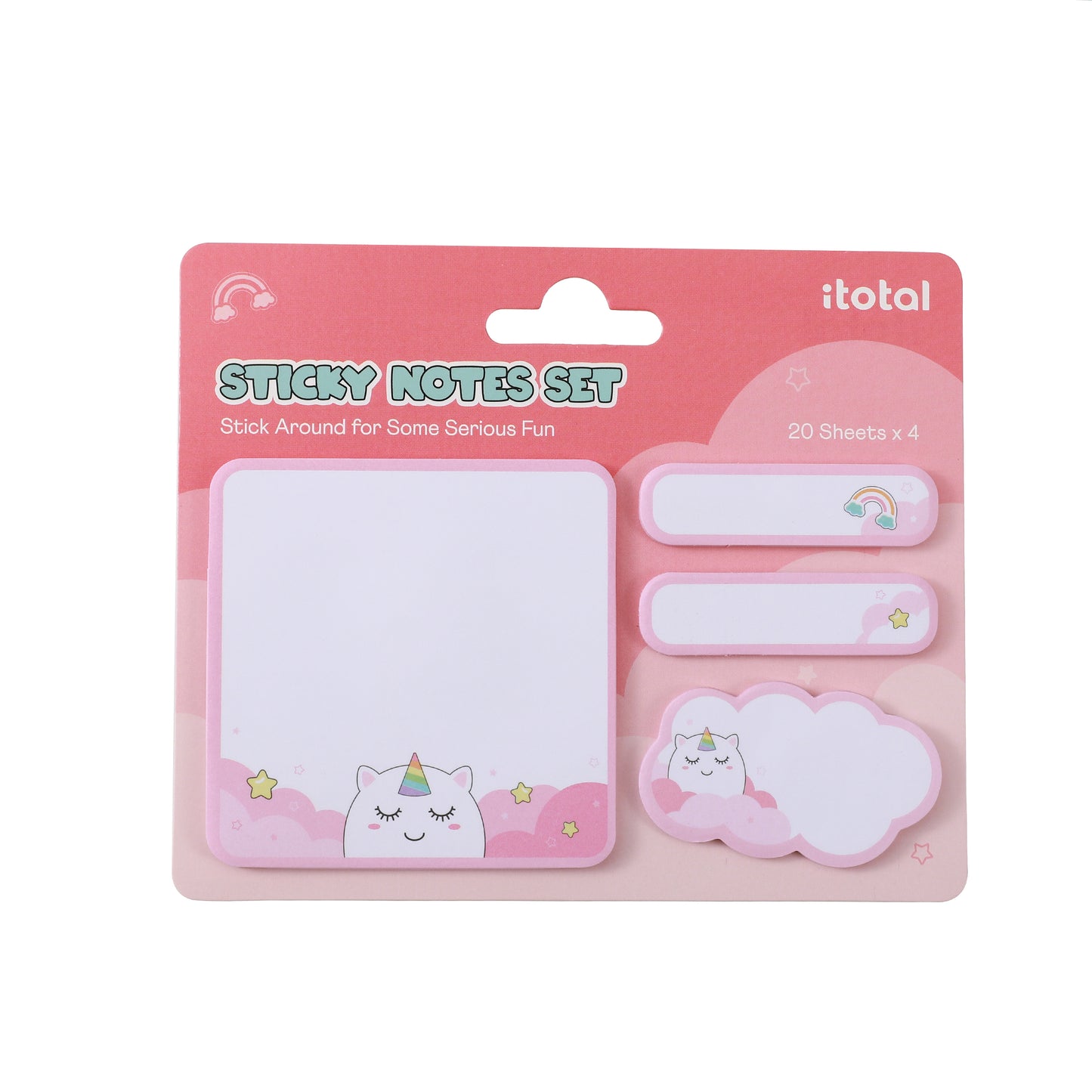 Set de Sticky notes Cute animals - Divers modèles