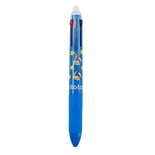 Stylo effaçable 4 couleurs Volley Ball