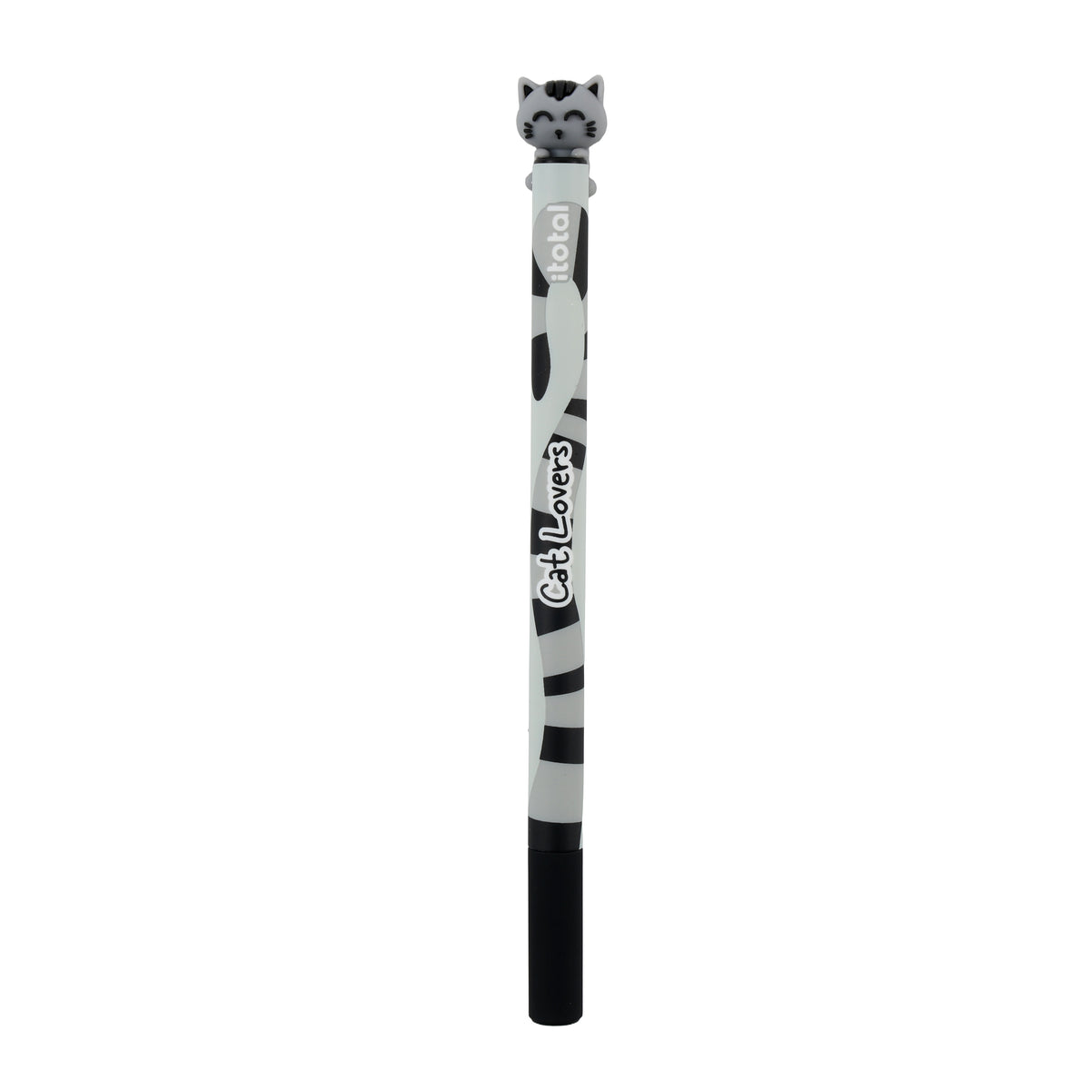 Stylo effaçable Climby Chat gris
