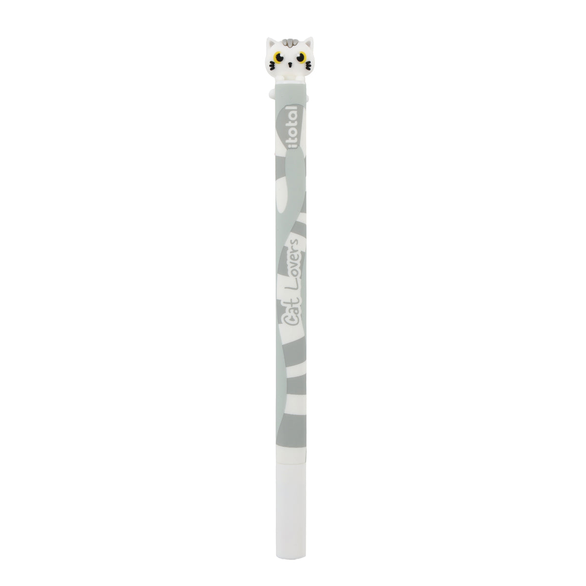 Stylo effaçable Climby Chat blanc
