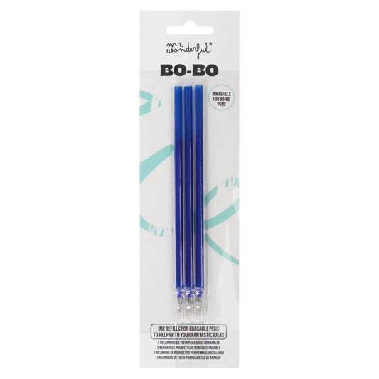 Recharge Encre BLEU Bo-Bo Mr Wonderful