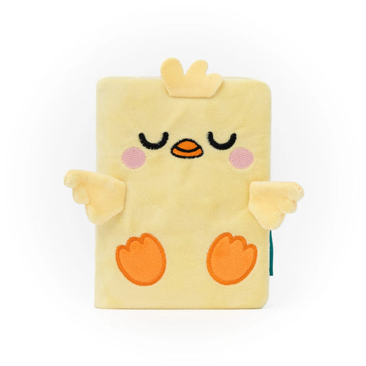 Cahier A6 peluche - Poussin