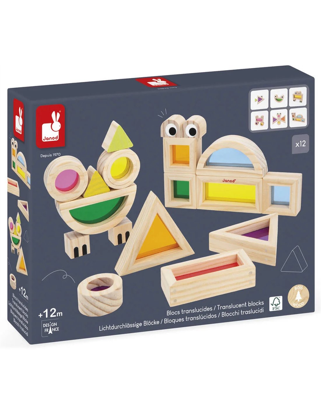 Jeu Sensoriel - Blocs Translucides