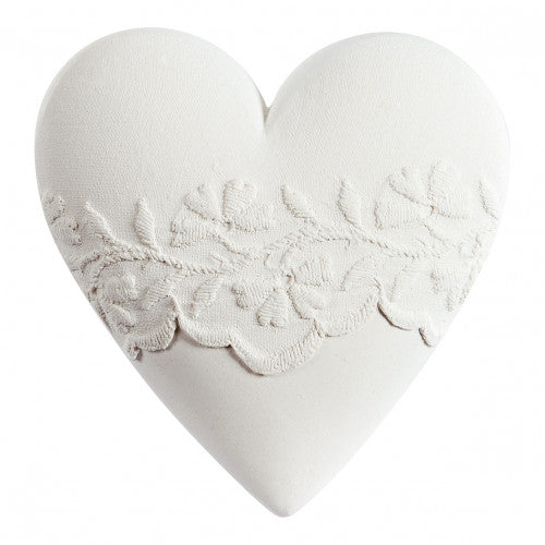 Boîte Cœur et décor parfumé - Fleur de Coton