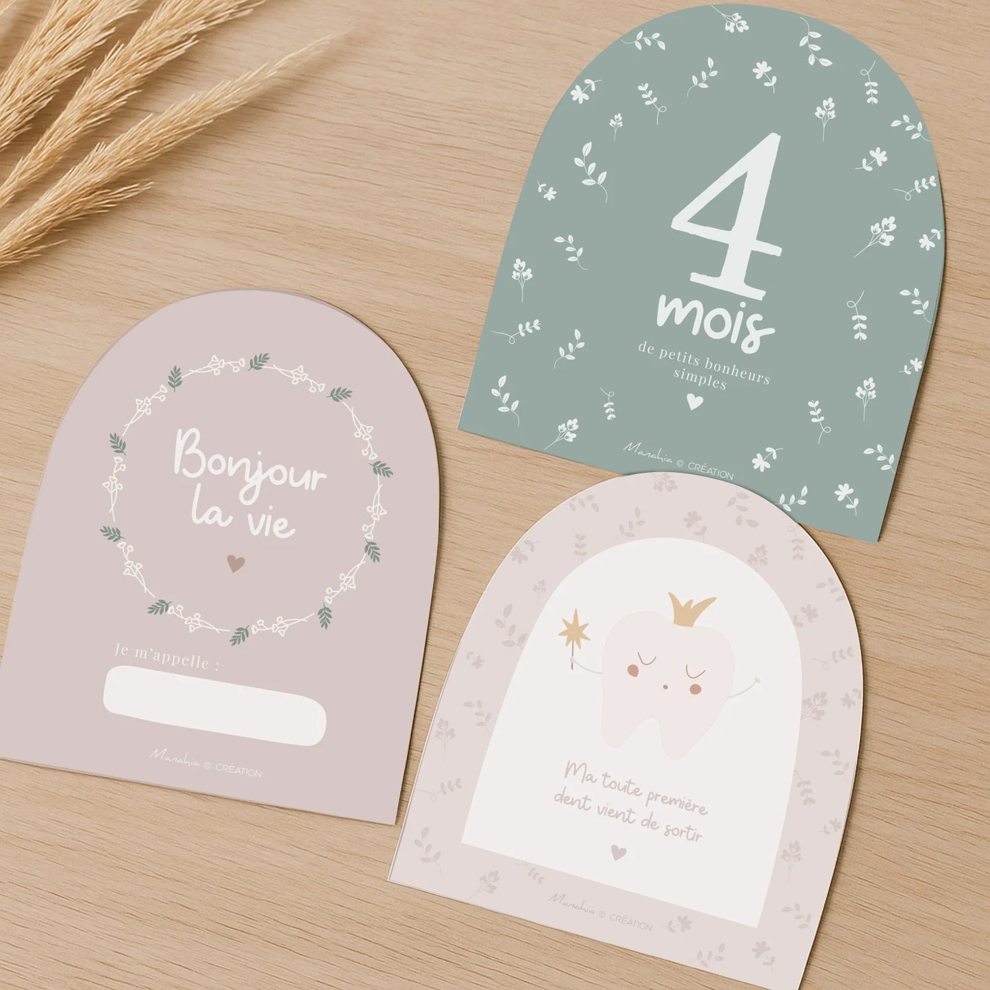 Cartes étapes Bébé