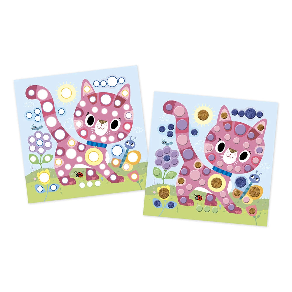 Coffret Créatif Mosaïques Mousse Rondes Petits Amis