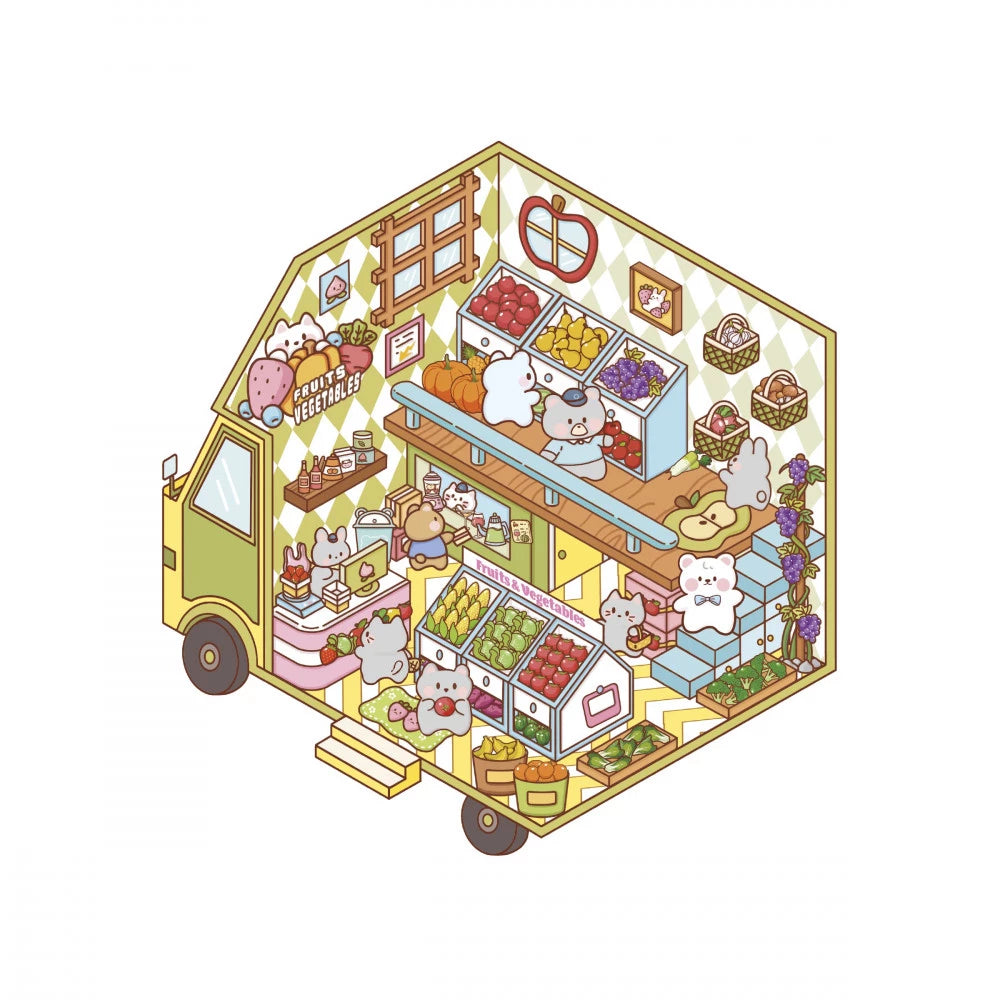 Cosy Stickers - Tiny Trucks