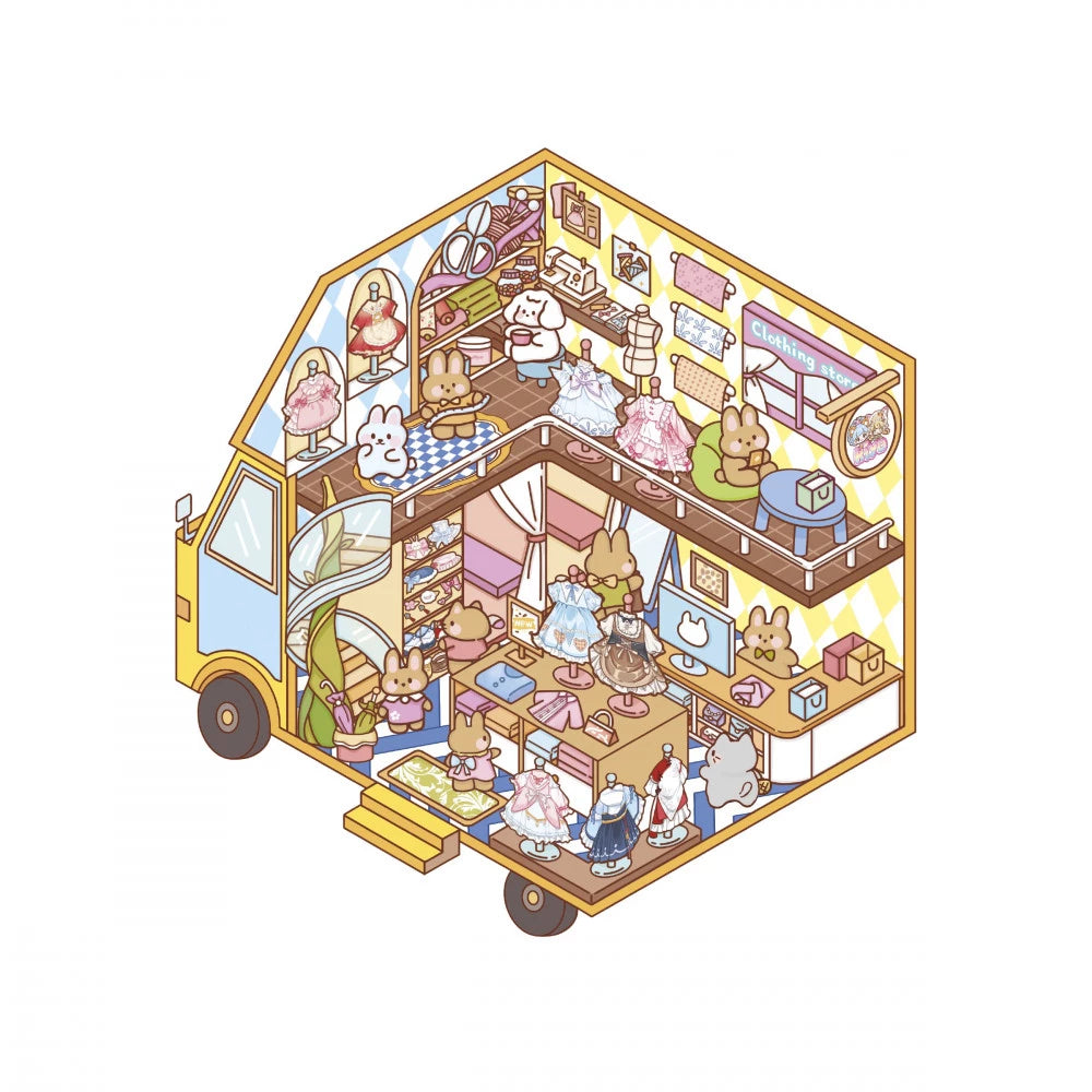 Cosy Stickers - Tiny Trucks