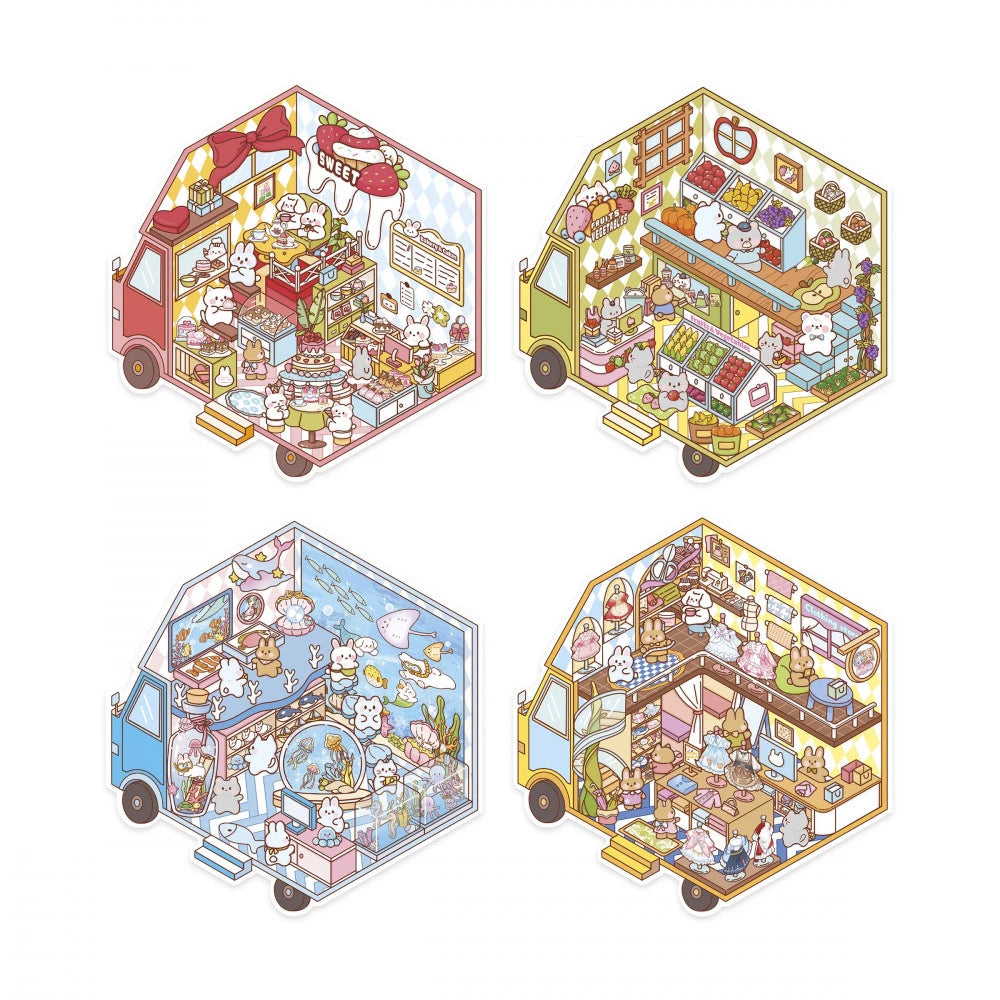 Cosy Stickers - Tiny Trucks