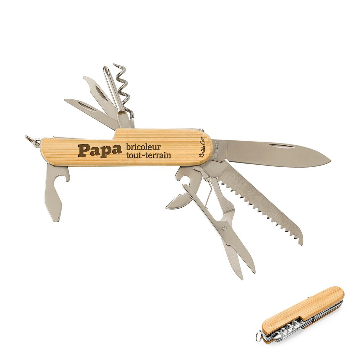 Couteau multifonctions - Papa bricoleur tout terrain