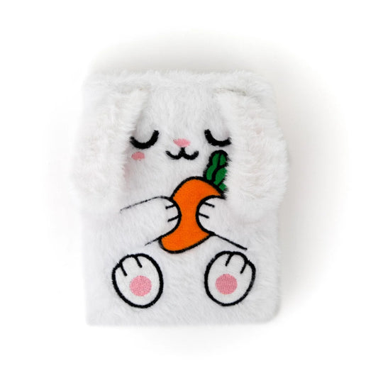 Cahier A6 peluche - Lapin
