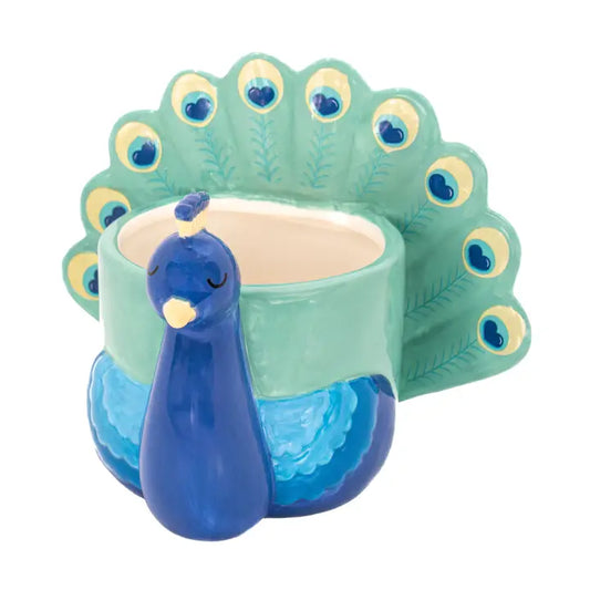 Mini jardinière paon