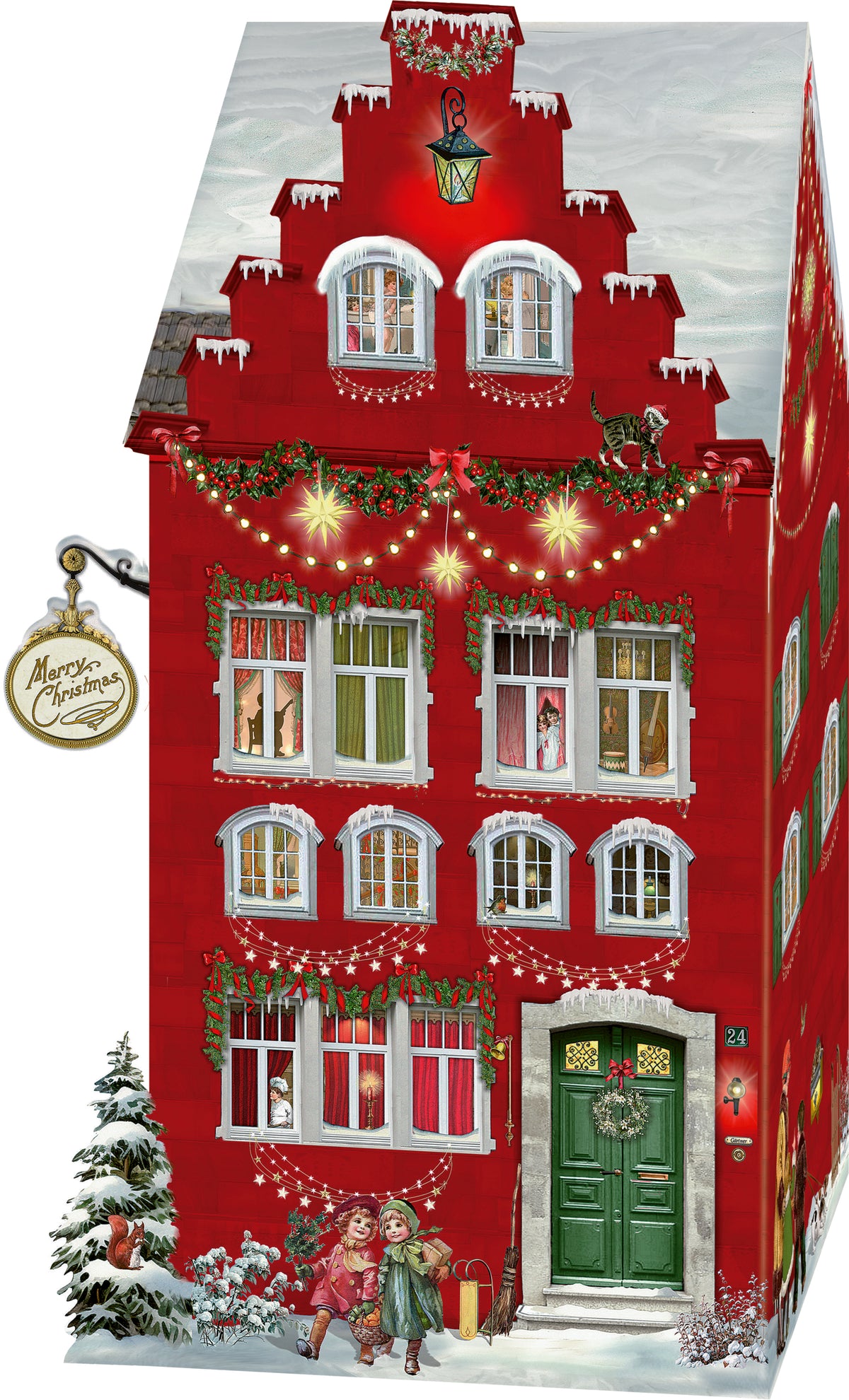 Calendrier de l'Avent Maison lumineuse