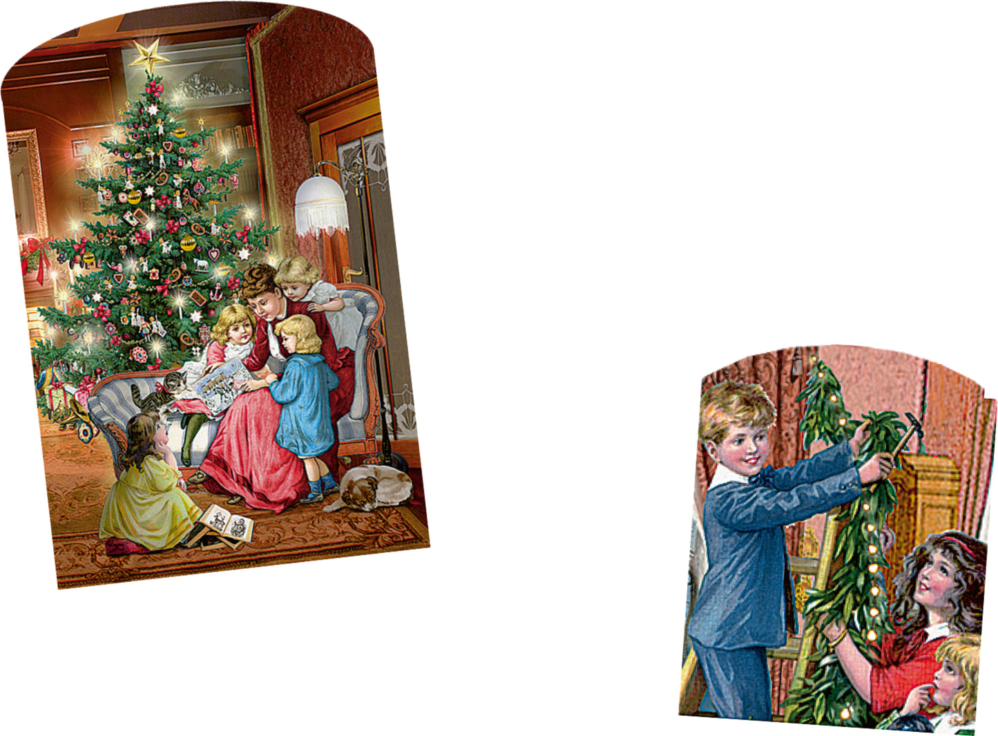 Calendrier de l'Avent Maison lumineuse